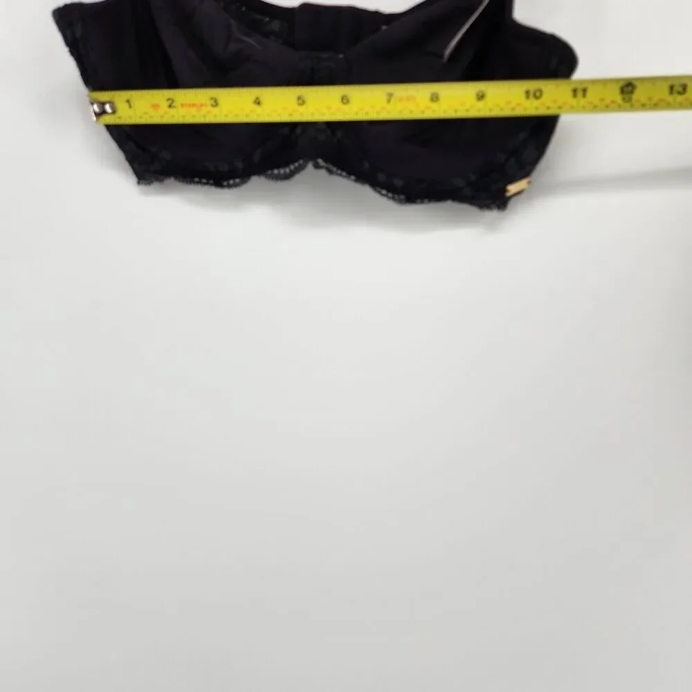 Adore Me Women's 34B‎ Black Abella Unlined Bra NWT
